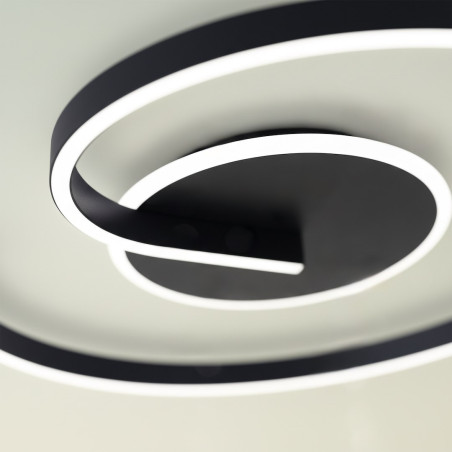 NOWOŚĆ ML1848 Lampa sufitowa LORENZO BLACK 22W LED Milagro