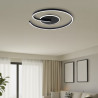 NOWOŚĆ ML1848 Lampa sufitowa LORENZO BLACK 22W LED Milagro