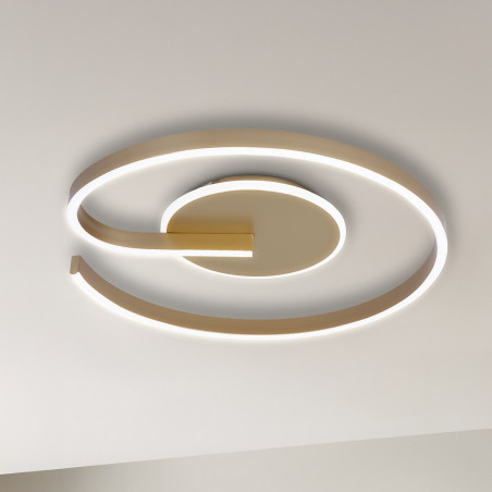 NOWOŚĆ ML1849 Lampa sufitowa LORENZO GOLD 22W LED Milagro