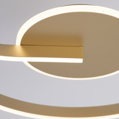 NOWOŚĆ ML1849 Lampa sufitowa LORENZO GOLD 22W LED Milagro