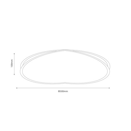 NOWOŚĆ ML1844 Lampa sufitowa HALO 38W LED Milagro