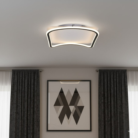 NOWOŚĆ ML1847 Lampa sufitowa CALI square 30W LED Milagro