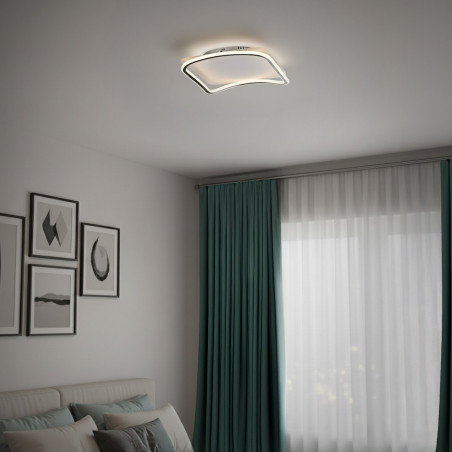 NOWOŚĆ ML1847 Lampa sufitowa CALI square 30W LED Milagro