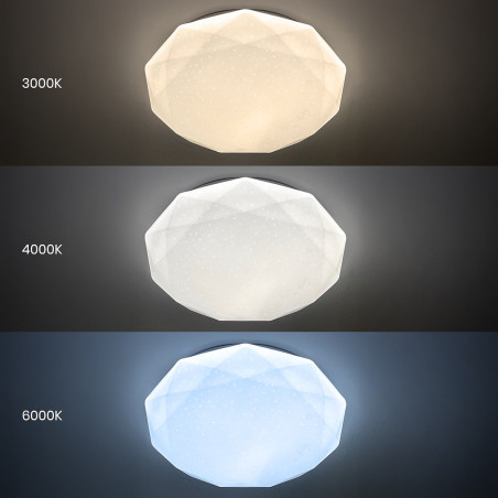 NOWOŚĆ ML1870 Plafon HEX 72W LED Ø500 + pilot Milagro