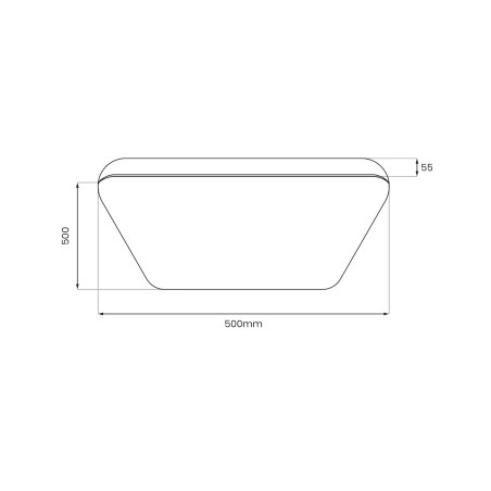 NOWOŚĆ ML1838 Plafon NEMO Chrome 36W LED Milagro