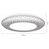 NOWOŚĆ ML2053 Plafon ROX 34W LED Ø480 Milagro