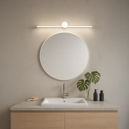 NOWOŚĆ ML2046 Kinkiet Artist 9W Led 60cm Biały Milagro