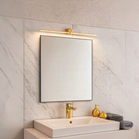 NOWOŚĆ ML2050 Kinkiet Artist Złoty 9W LED 60cm Milagro