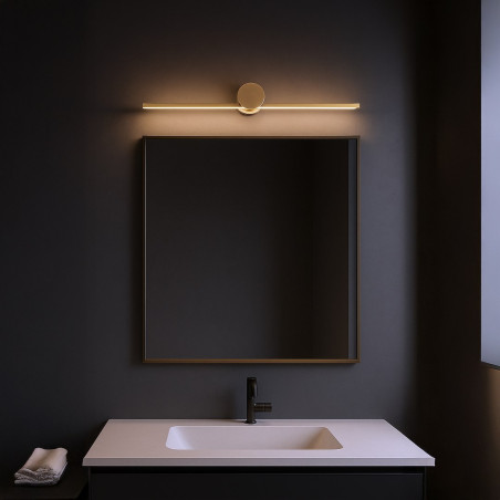 NOWOŚĆ ML2050 Kinkiet Artist Złoty 9W LED 60cm Milagro