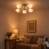 NOWOŚĆ ML2267 Lampa sufitowa PORTOS 5xE14 Milagro