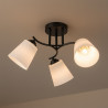 NOWOŚĆ ML2257 Lampa sufitowa Pafos Black 3xE27 Milagro