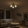 NOWOŚĆ ML2257 Lampa sufitowa Pafos Black 3xE27 Milagro