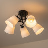 NOWOŚĆ ML2258 Lampa sufitowa Pafos Black 5xE27 Milagro