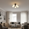 NOWOŚĆ ML2258 Lampa sufitowa Pafos Black 5xE27 Milagro
