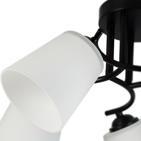 NOWOŚĆ ML2258 Lampa sufitowa Pafos Black 5xE27 Milagro