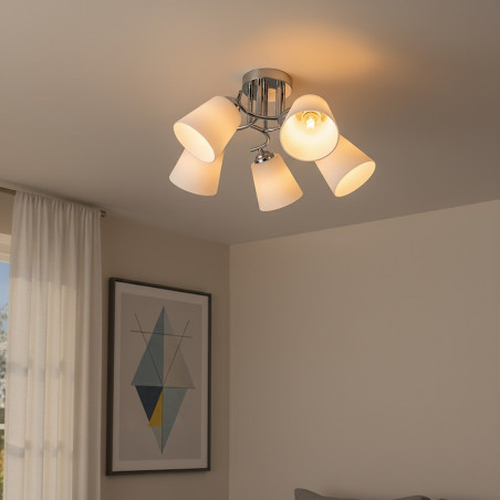 NOWOŚĆ ML2261 Lampa sufitowa Pafos 5xE27 Milagro