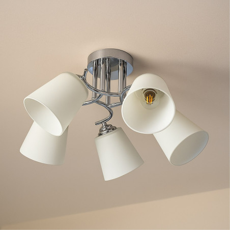 NOWOŚĆ ML2261 Lampa sufitowa Pafos 5xE27 Milagro
