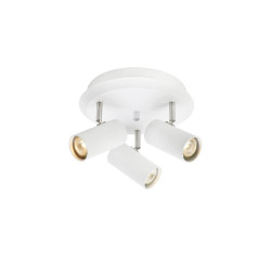 Plafon, Lampa sufitowa, reflektorki 108464 COSTILLA Okrągła 3L Biały Markslojd