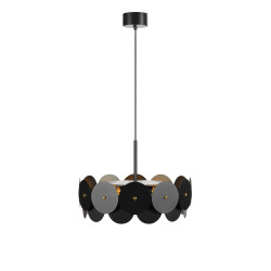 Lampa wisząca, Żyrandol 108265 VEGAS 3L Czarny/ Złoty Markslojd