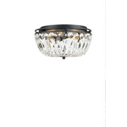 Plafon, Lampa sufitowa z kryształkami 107587 VASA 3L Chrom IP21 Markslojd