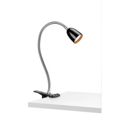 Lampa biurkowa z klipsem 106092 TULIP 1L Czarny Markslojd