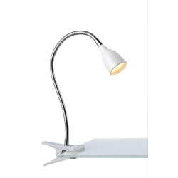 Lampa biurkowa z klipsem 106091 TULIP 1L Biały Markslojd