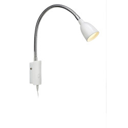 Kinkiet, Lampa ścienna z wysięgnikiem 105939 TULIP Biały Markslojd