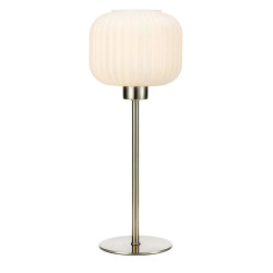 Lampa stołowa Mała 108121 SOBER 1L Stal/Biały Markslojd