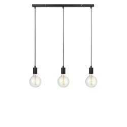 Lampa wisząca potrójna na listwie 106336 SKY 3L Czarna Markslojd