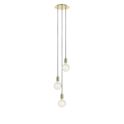 Lampa wisząca potrójna okrągła 106333 SKY 3L Złota Markslojd
