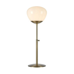 Lampa stołowa, Lampka nocna 108275 RISE 1L Antyczny/ Biały klosz Markslojd