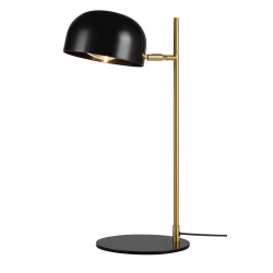 Lampa stołowa, Biurkowa 107938 POSE 1L Czarna/Złoty Szczotkowany Markslojd