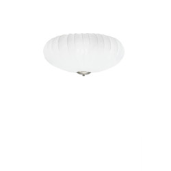 Plafon, Lampa sufitowa z abażurem 107939 MIST 3L Biała Markslojd