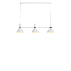 Lampa wisząca potrójna nad stół 107500 LARRY 3L Biały/Stal Markslojd