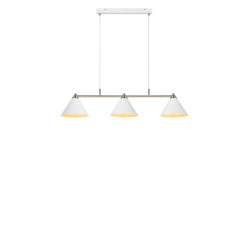 Lampa wisząca potrójna nad stół 108075 KLINT 3L Biały/Stal Markslojd