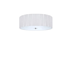 Plafon, Lampa sufitowa z abażurem, Plisa 107862 JACKIE  3L 45cm Biała Markslojd