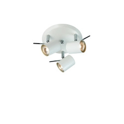 Lampa sufitowa, Plafon, Reflektorki, Okrągła 105485 HYSSNA LED 3L Biały Markslojd