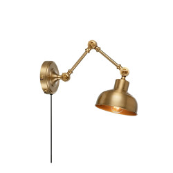 Kinkiet, Lampa ścienna z wysięgnikiem 108115 GRIMSTAD 1L Złoty  Markslojd