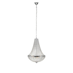 Lampa wisząca, Żyrandol z kryształkami 105317 GRANSO 3L Chrom/Kryształy Markslojd