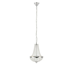 Lampa wisząca, Żyrandol z kryształkami 107550 GARNSO 2L Chrom/Kryształy IP44 Markslojd