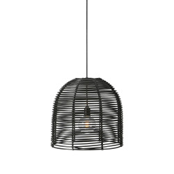 Lampa wisząca ogrodowa z abażurem 107990 GARDEN 24 40cm Czarna Markslojd