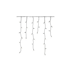 Lampki ogrodowe, balkonowe, Kurtyna świetlna 108179 GARDEN 24 ICICLE 160L Czarny Markslojd