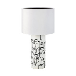 Lampa gabinetowa z abażurem 108246 FAMILY 1L Biały Markslojd