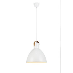 Lampa wisząca metalowa 106551 EAGLE 1L 35cm Biała Markslojd