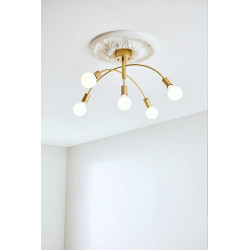 Lampa sufitowa, Plafon 108285 CYGNUS 5L Malowane złoto Markslojd
