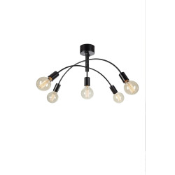 Lampa sufitowa, Plafon 108284 CYGNUS 5L Czarny Markslojd