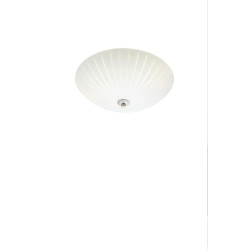 Lampa sufitowa, Plafon ze szklanym kloszem 107758 CUT 2L 35cm Biały/ Stalowy Markslojd