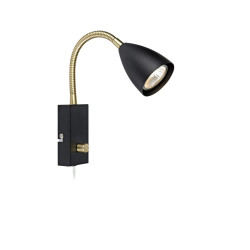 Kinkiet, lampa ścienna elastyczna 106589 CIRO 1L Flex Czarny Markslojd