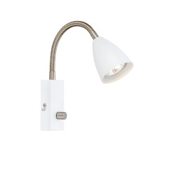 Kinkiet, Lampa ścienna elastyczna 107410 CIRO Flex 1L Biały/Stal Markslojd