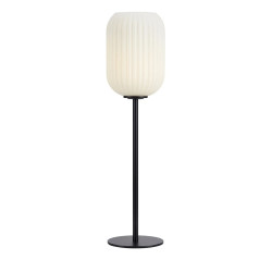 Lampa stołowa z kloszem 108252 CAVA 1L Czarny/ Biały Markslojd